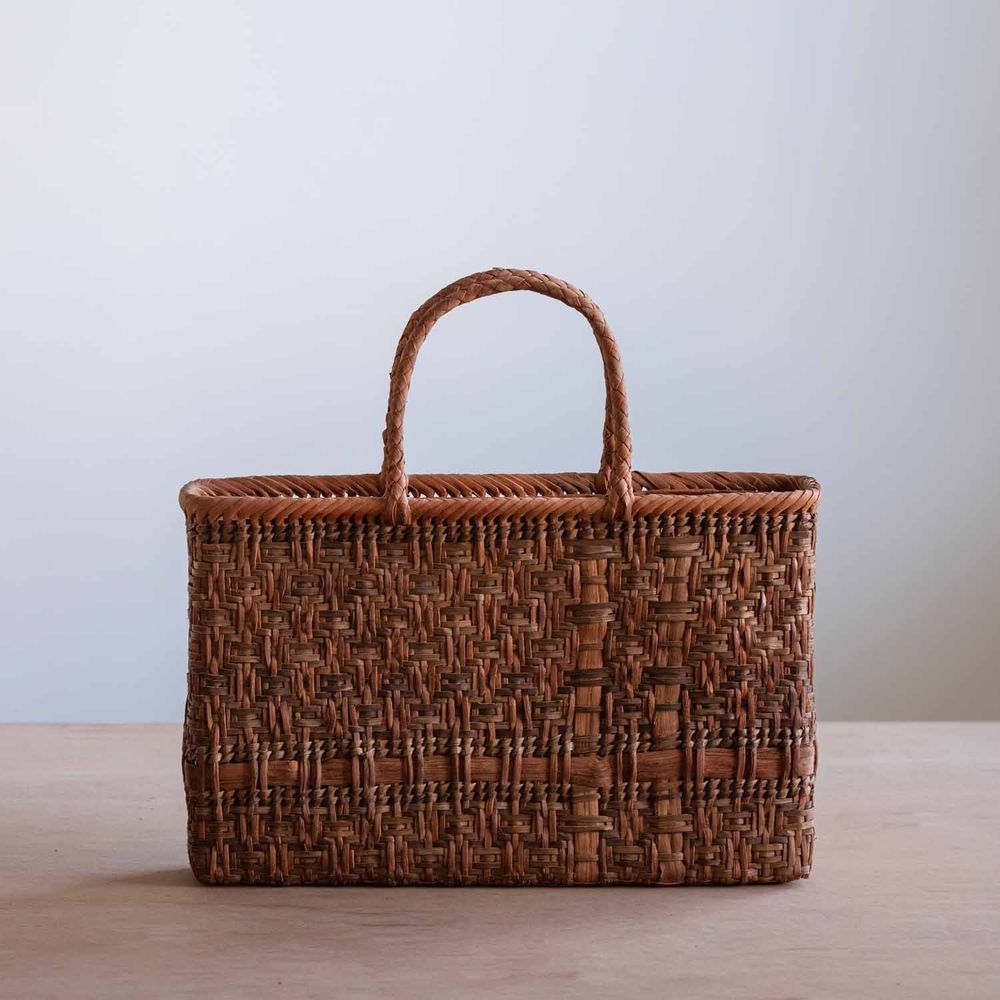 Bags and totes - Wild Grapevine Basket - Renzoku Masu Ajiro FutoHigo - - YAMA-BIKO