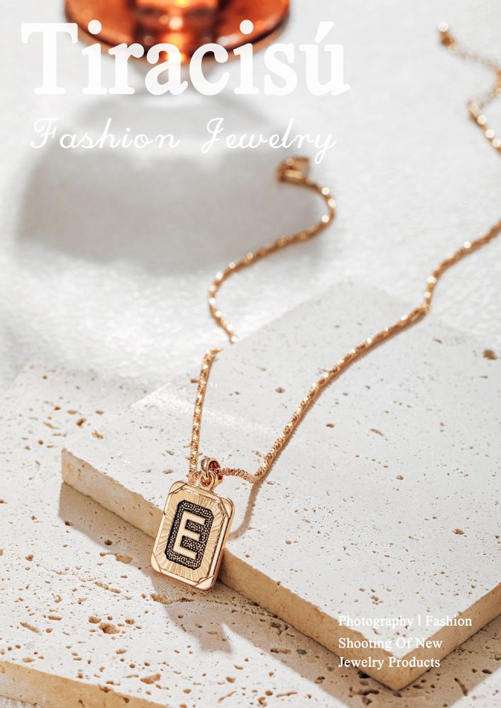Bijoux - Collier Alphabets Élégants - TIRACISÚ