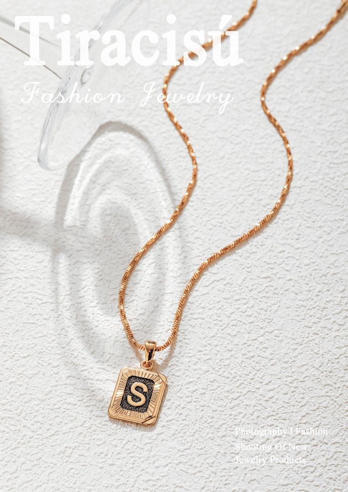 Bijoux - Collier Alphabets Élégants - TIRACISÚ