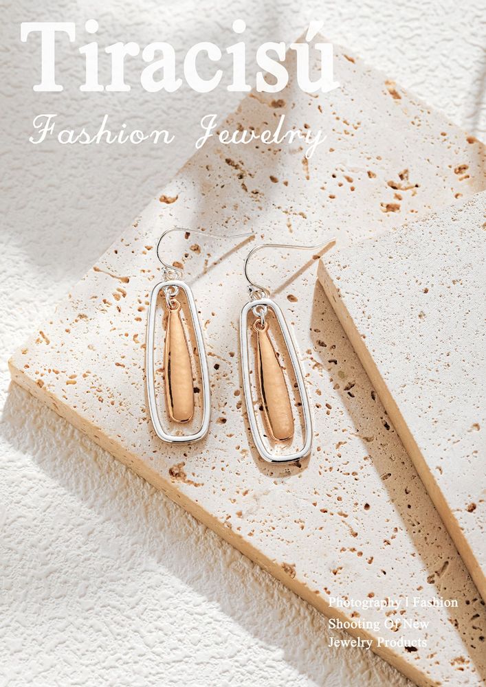 Bijoux - Boucle D'oreille Goutte Dorée - TIRACISÚ