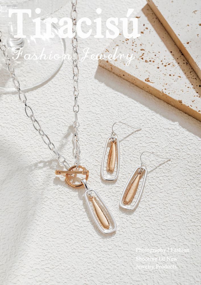 Bijoux - Boucle D'oreille Goutte Dorée - TIRACISÚ