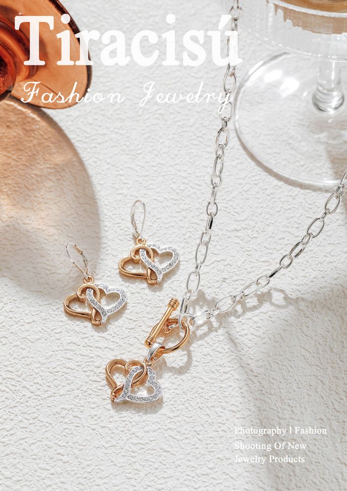 Bijoux - Boucle D'oreille Coeur Nuages - TIRACISÚ