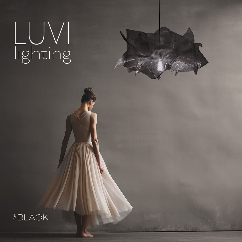 Suspensions - BALERINA Tutu CHANDELIER - Noir - LUVI