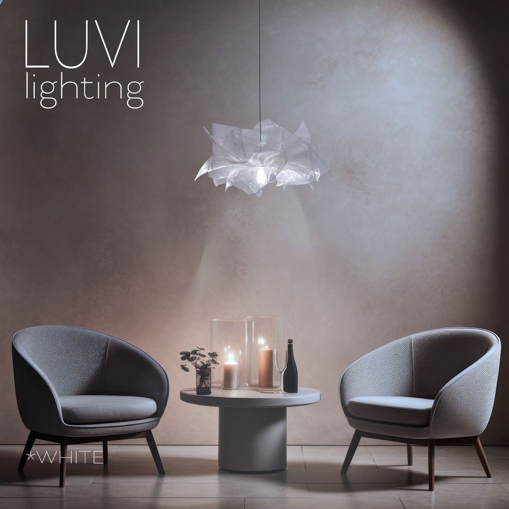 Decorative objects - BALERINA Tutu CHANDELIER - White - LUVI