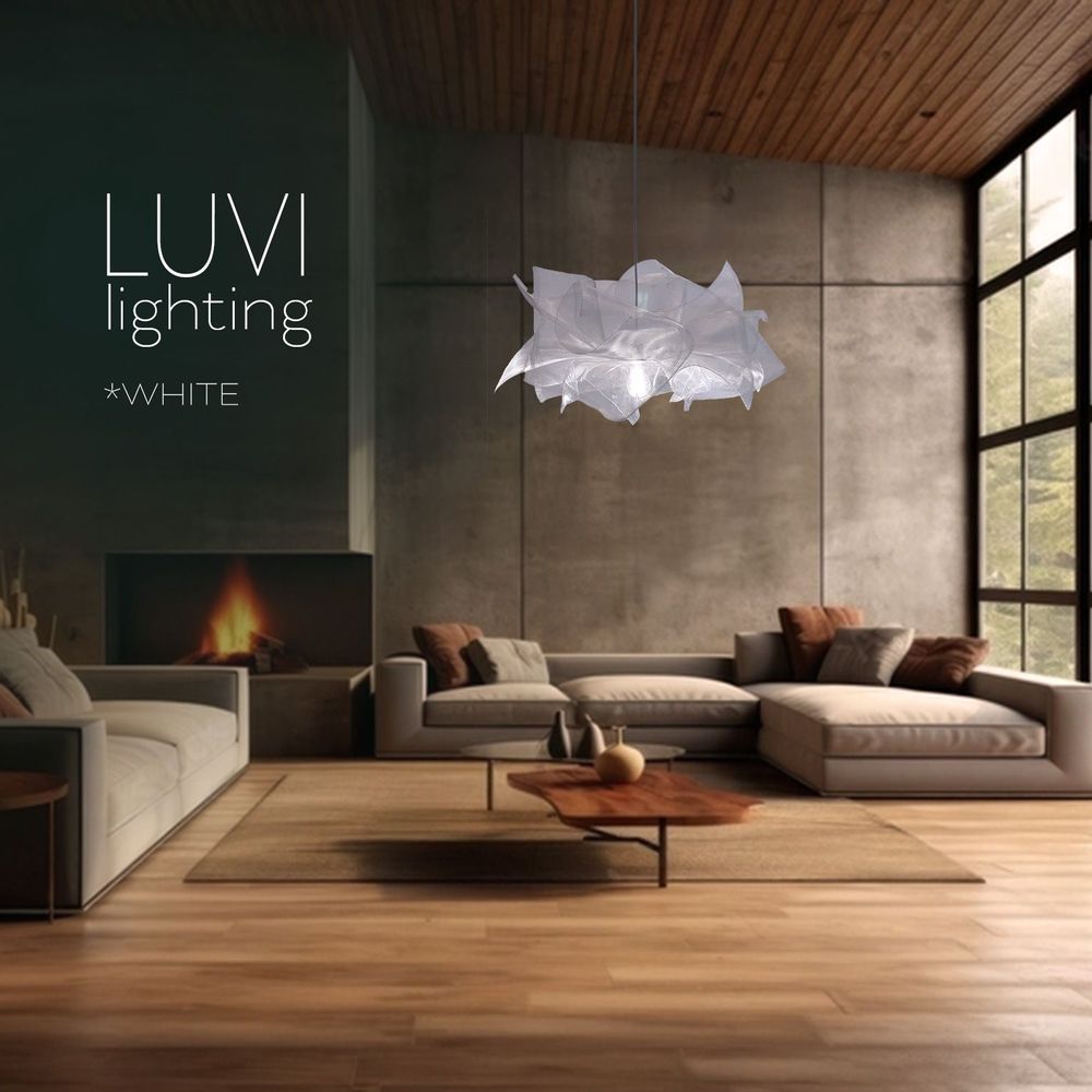 Decorative objects - BALERINA Tutu CHANDELIER - White - LUVI