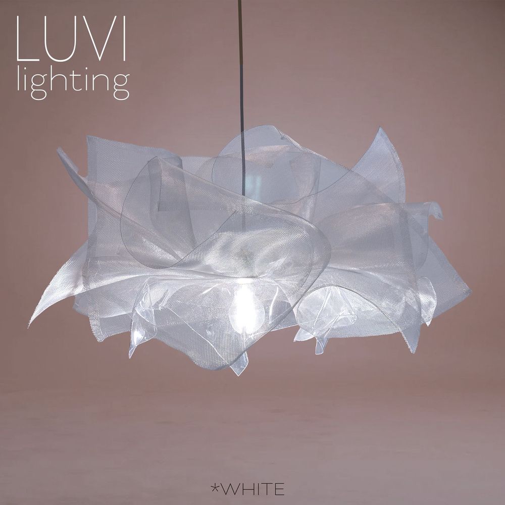 Decorative objects - BALERINA Tutu CHANDELIER - White - LUVI