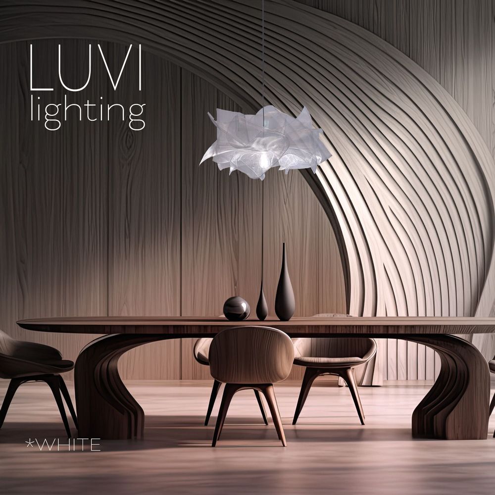 Decorative objects - BALERINA Tutu CHANDELIER - White - LUVI