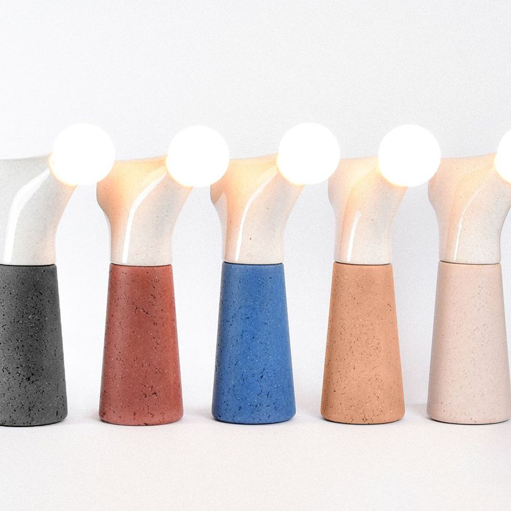 Design objects - NODA I lamp (recycled paper) - MANUFACTURE XXI