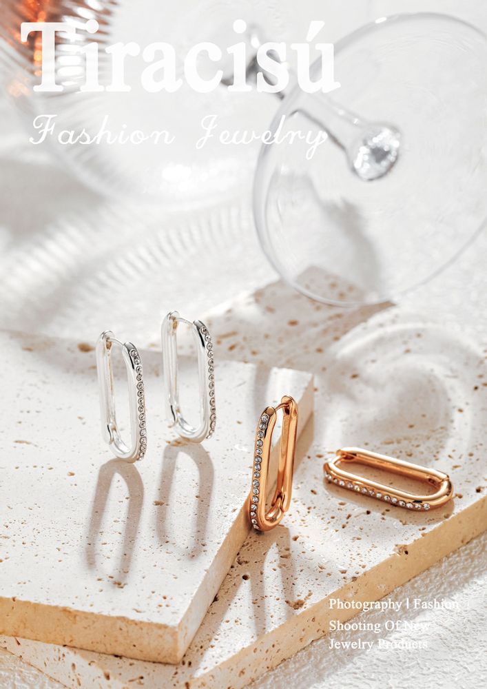Bijoux - Boucle d'oreille Style de verrouillage de vélo - TIRACISÚ