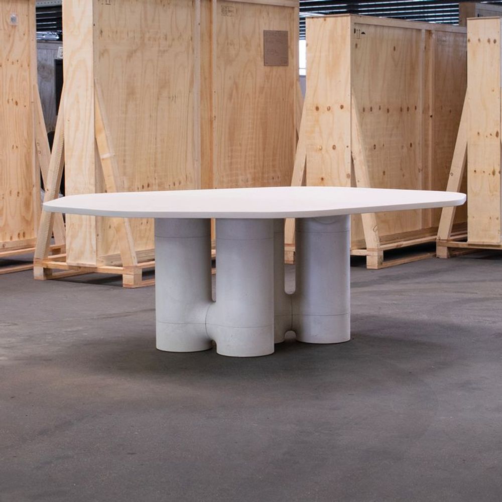 Autres tables - Table Ovoïde Luo - (mortier) (sur-mesure) - MANUFACTURE XXI
