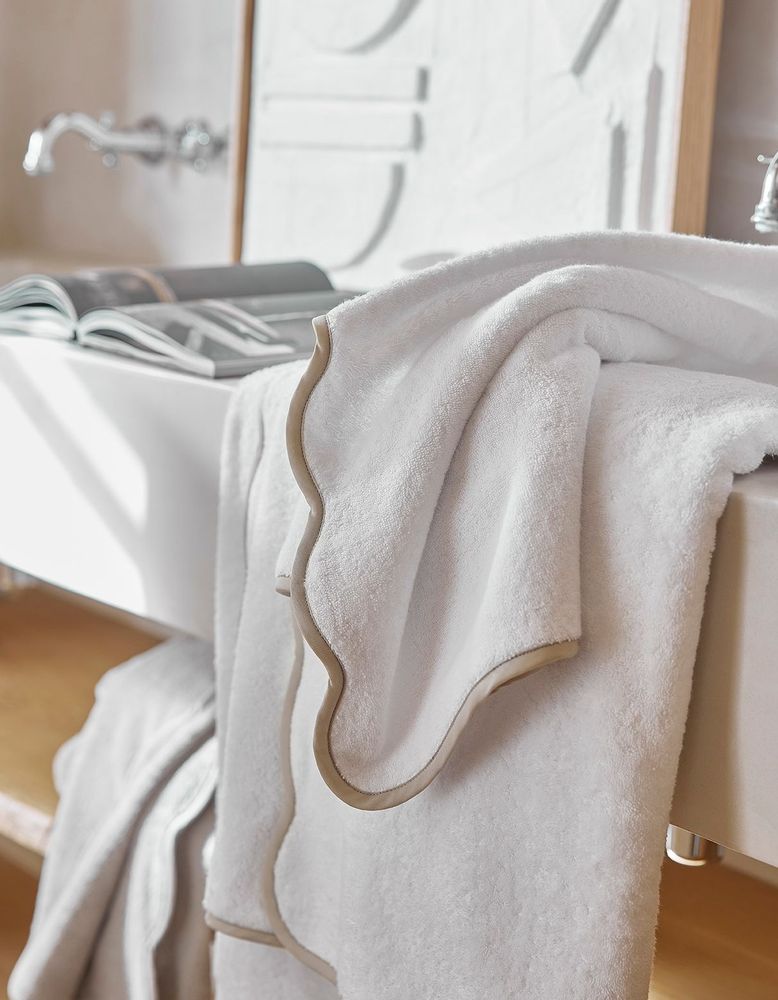 Bath towels - BELHARRA BATH LINEN - AIGREDOUX