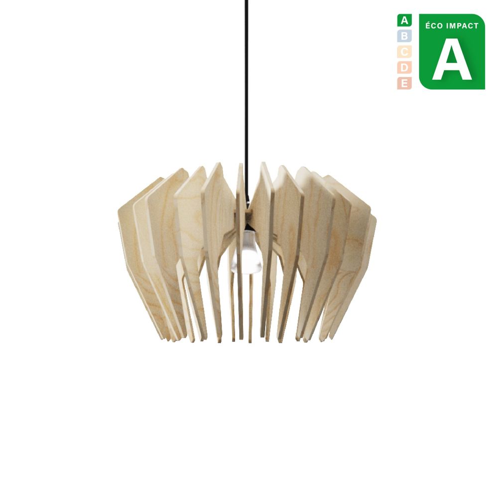 Decorative objects - lampe shade ECLOSION n°3 | natural birch - KARDUUS