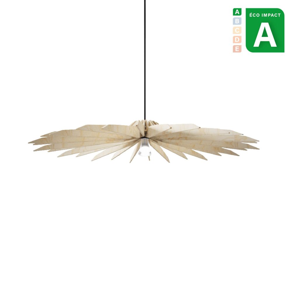 Decorative objects - lamp shade ECLOSION n° 5 | natural birchwood - KARDUUS