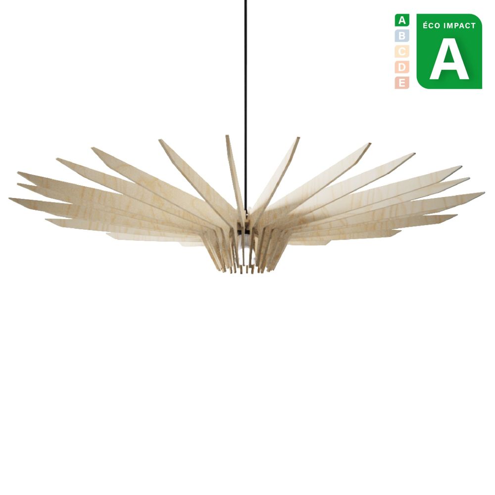 Objets de décoration - abat jour ÉCLOSION n°6 | bouleau naturel - KARDUUS