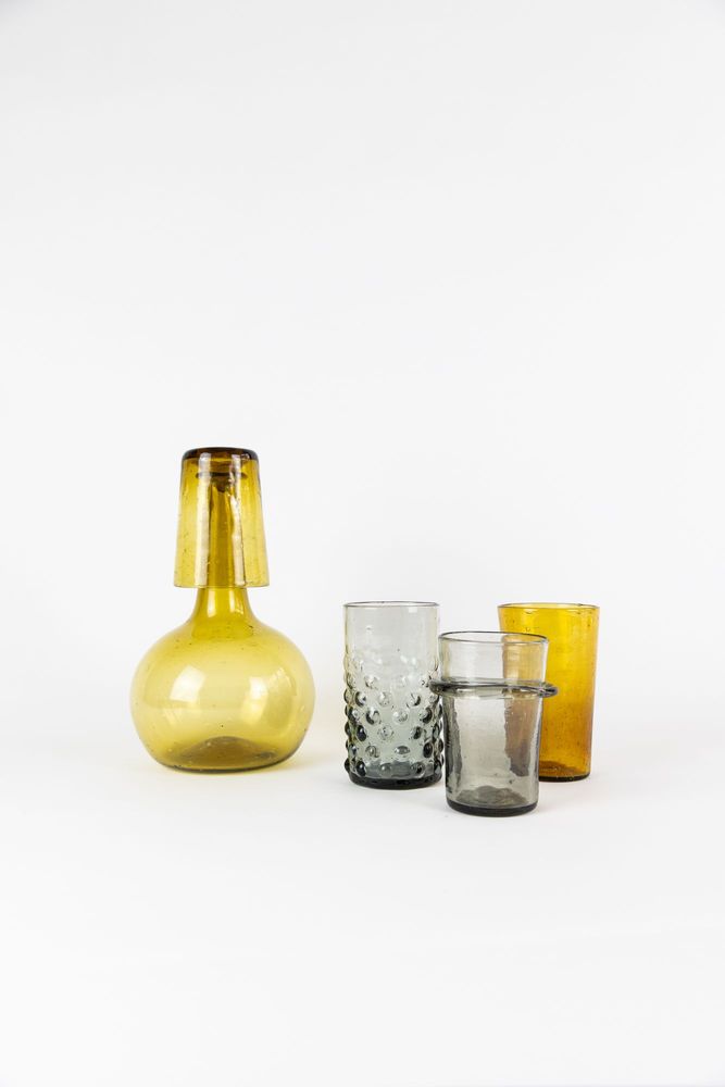 Wine accessories - Night Service - Carafe and Glass - SALAHEDDIN FAIRTRADE