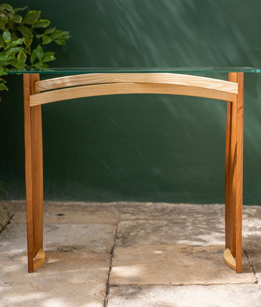 Console table - Solid wood entrance console — Adelaïde Collection - LA HUPPE