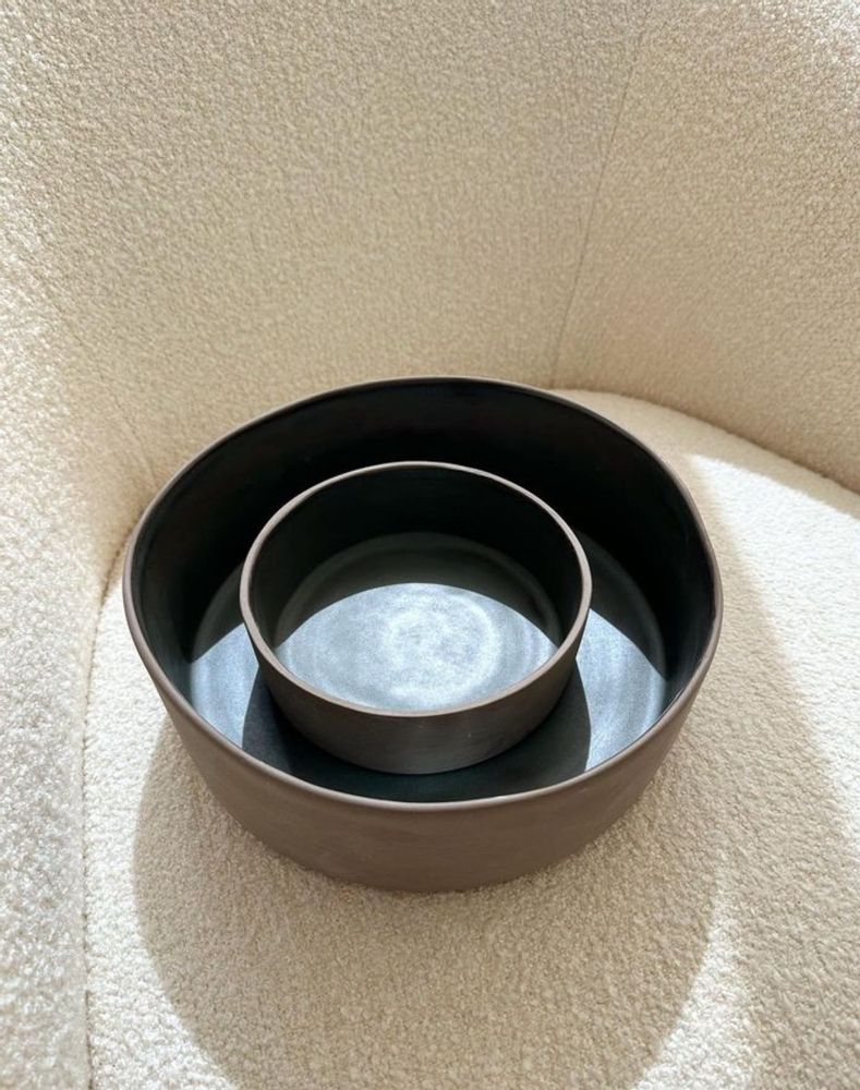 Bols - Bol en grès anthracite. - FRUI CERAMICS