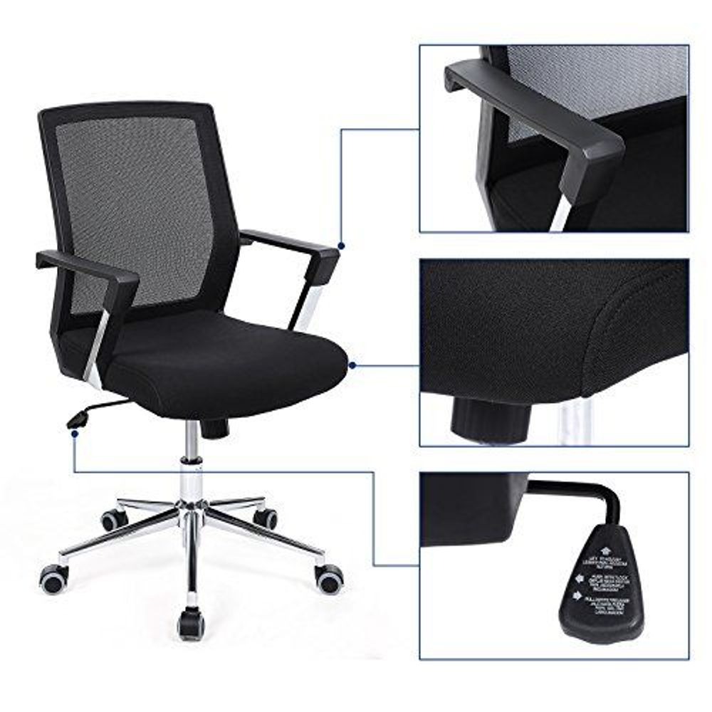 Chairs - Sale Catania Office Chair - Black - VIBORR