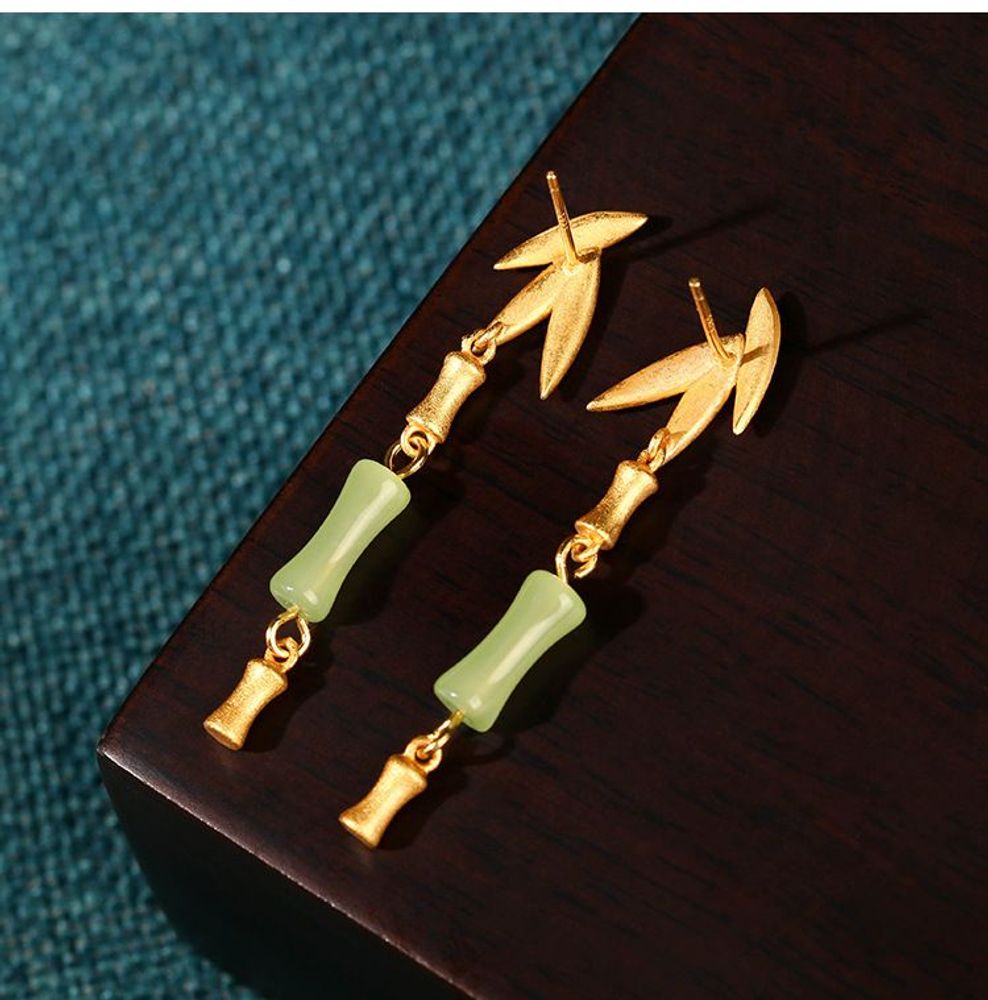Bijoux - Boucles d'oreilles en bambou - TIRACISÚ