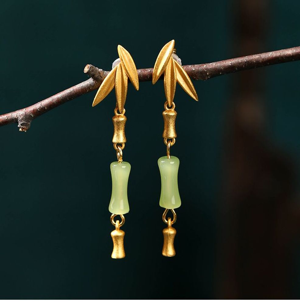 Bijoux - Boucles d'oreilles en bambou - TIRACISÚ