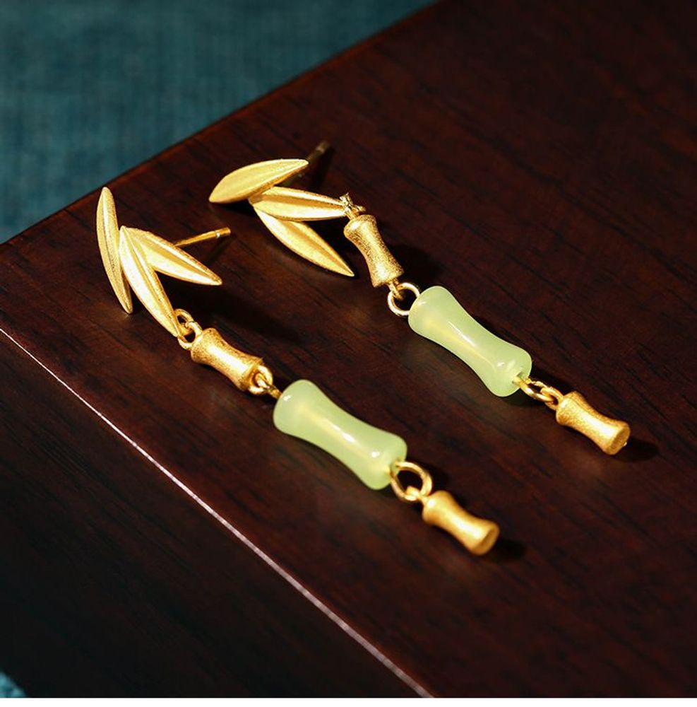 Bijoux - Boucles d'oreilles en bambou - TIRACISÚ