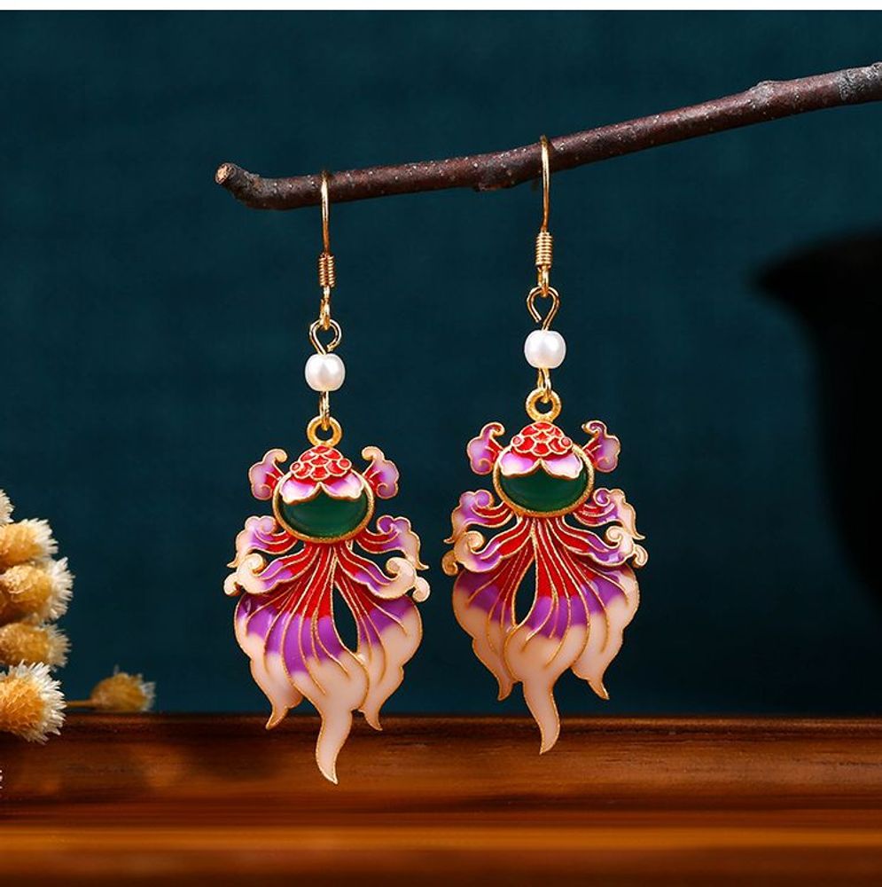 Bijoux - Boucles d'oreilles koï - TIRACISÚ