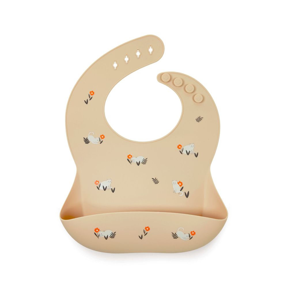 Kitchen utensils - Printed baby silicone bib - SOINA
