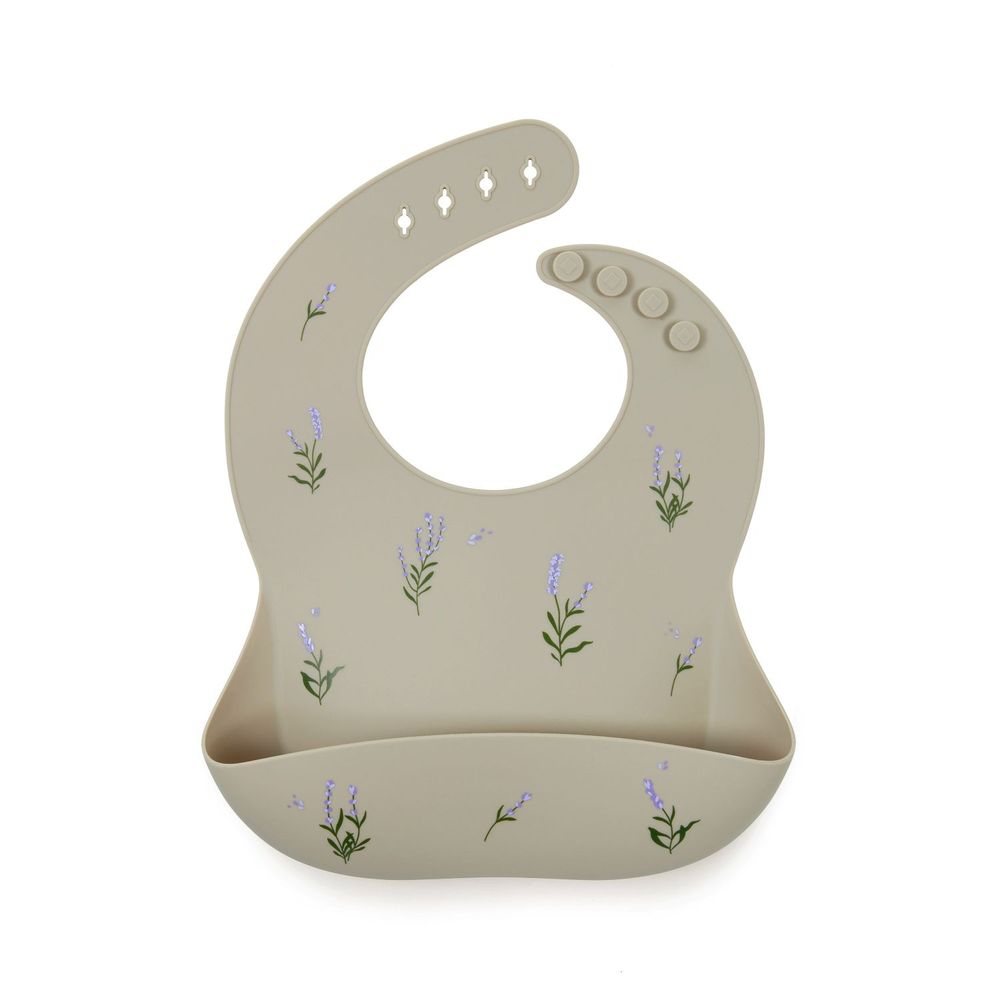 Kitchen utensils - Printed baby silicone bib - SOINA