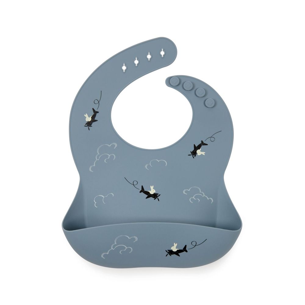 Kitchen utensils - Printed baby silicone bib - SOINA