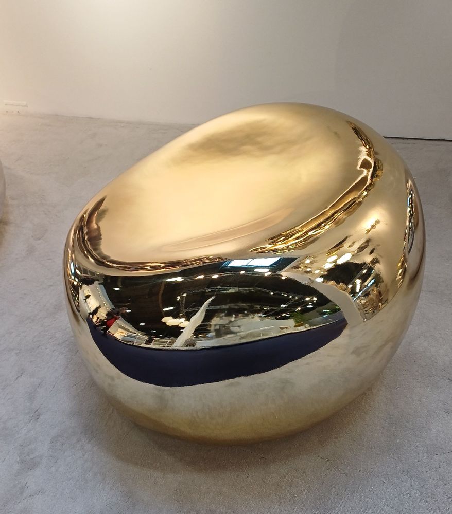 Design objects - PEBBLE SEAT - FUORILUOGO CHROME DESIGN