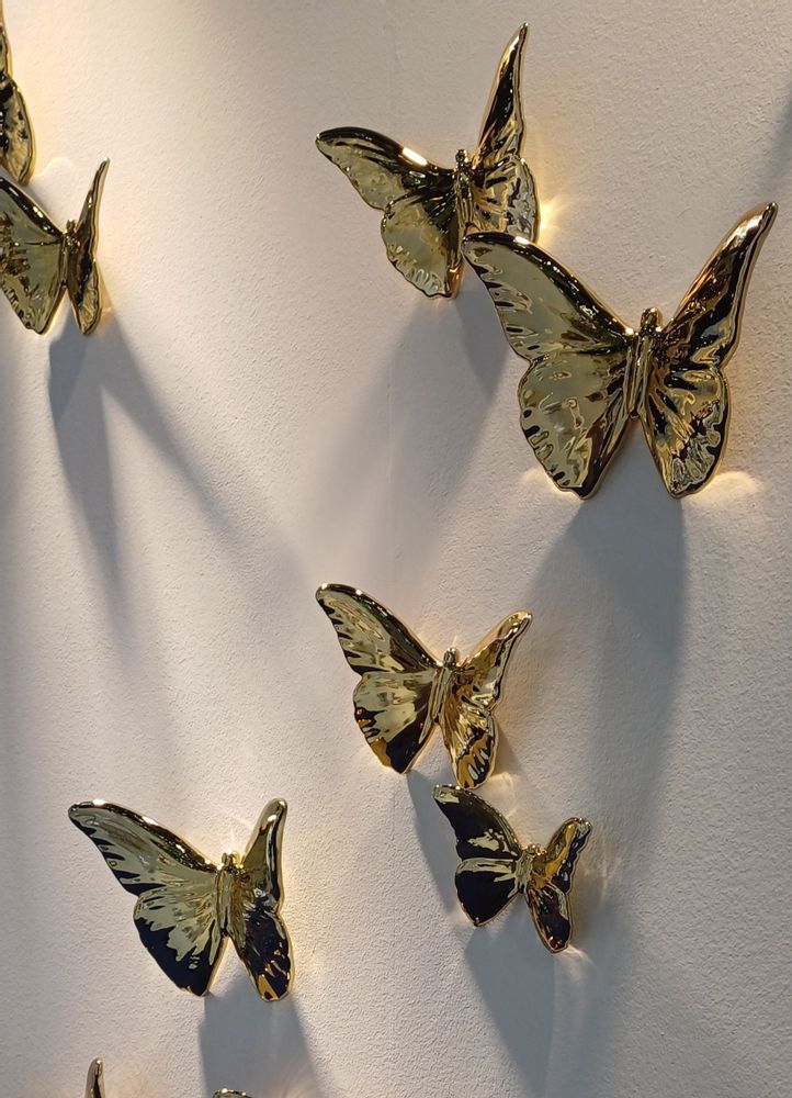 Decorative objects - BUTTERFLY - FUORILUOGO CHROME DESIGN