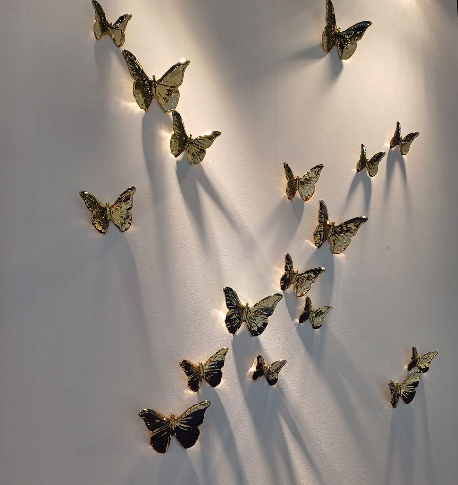 Decorative objects - BUTTERFLY - FUORILUOGO CHROME DESIGN