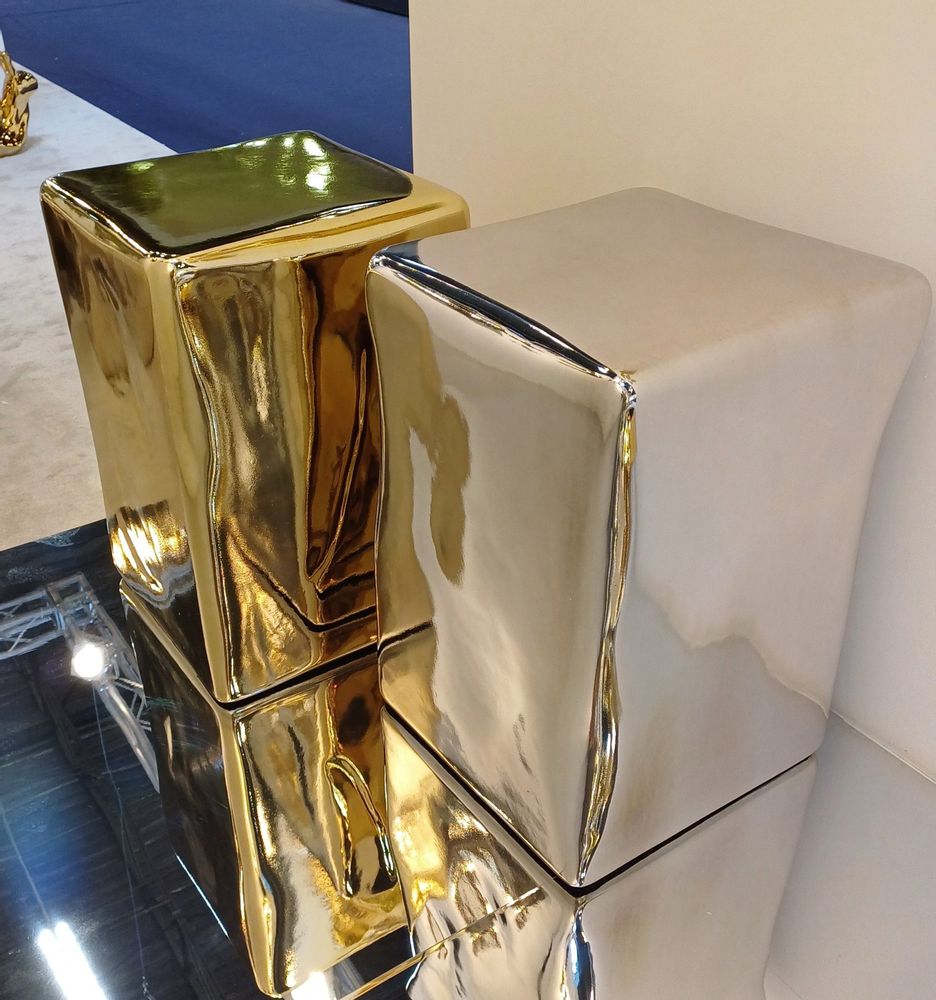 Decorative objects - POLYCUBE - FUORILUOGO CHROME DESIGN