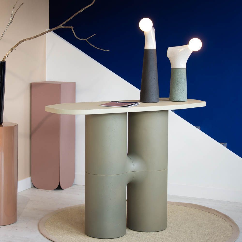 Console table - Luo Console - (concrete) (sur-mesure) - MANUFACTURE XXI