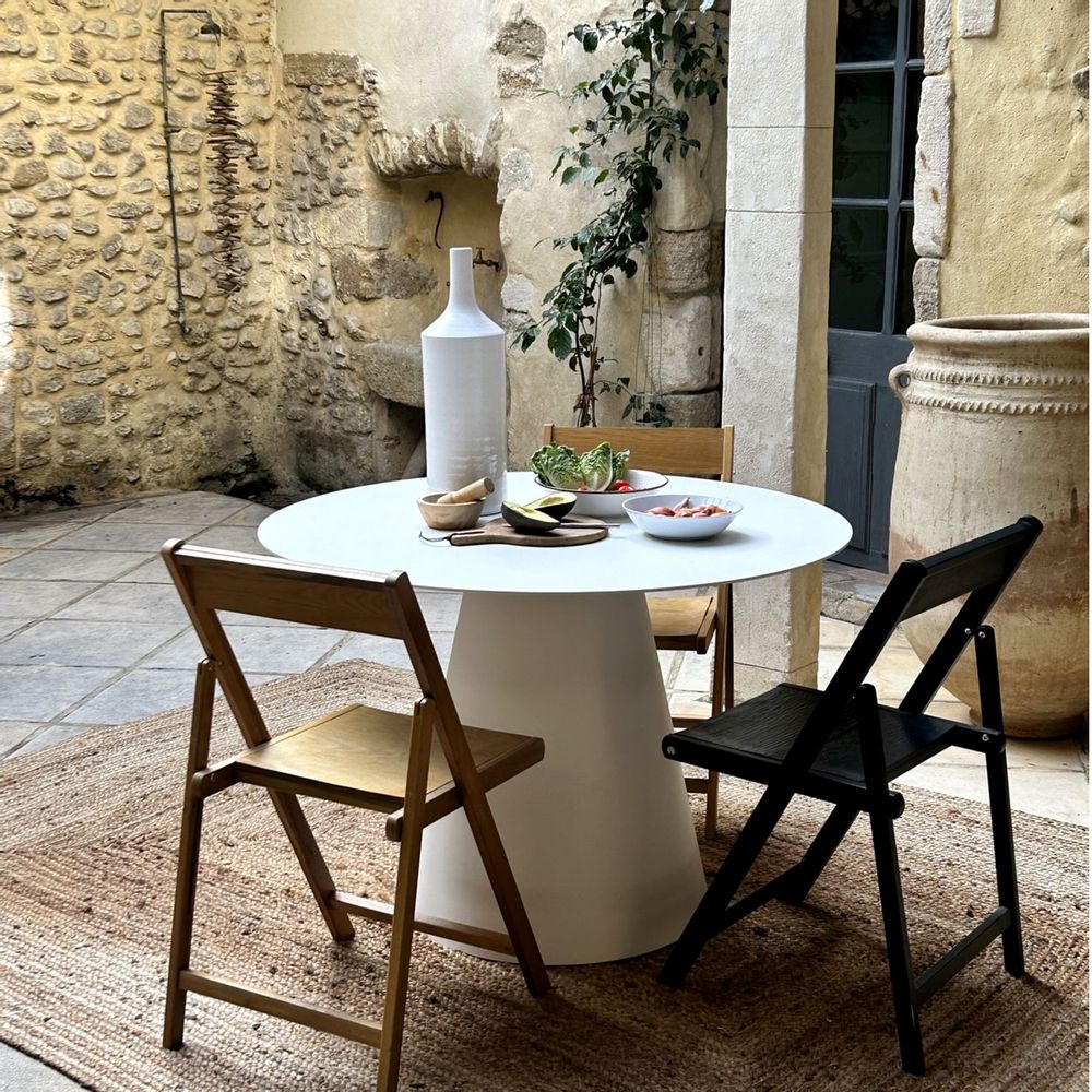 Dining Tables - LOMBOK COLOR TABLE - TERRE ET METAL