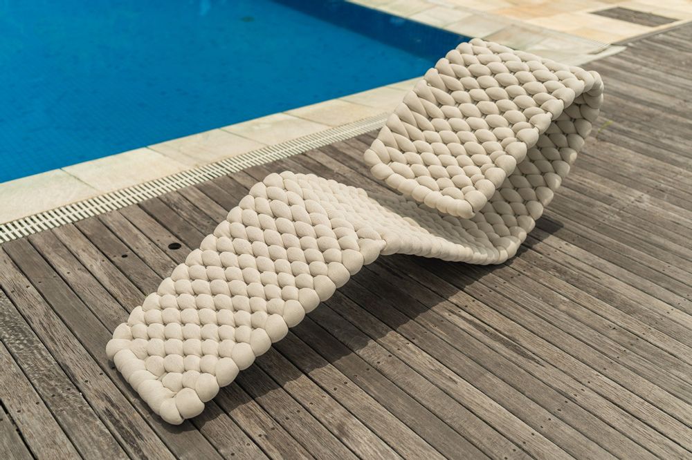 Piscines extérieures - CHAISE LONGUE LIBELULA. - LOVATO MÓVEIS