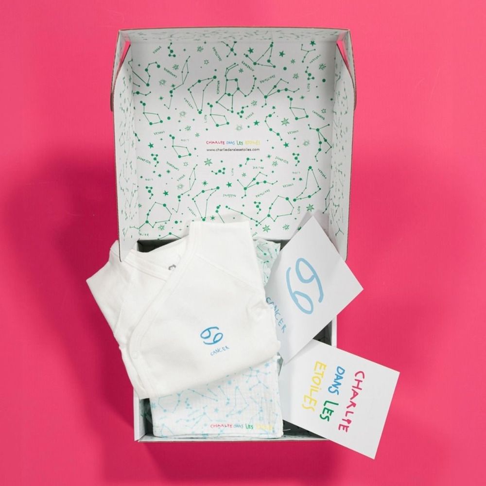 Children's bathtime - Cancer 6M Birth Box - CHARLIE DANS LES ETOILES