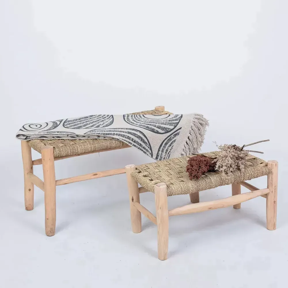 Bancs - Grand banc en bois d'eucalyptus - MAROCCO M - HYDILE
