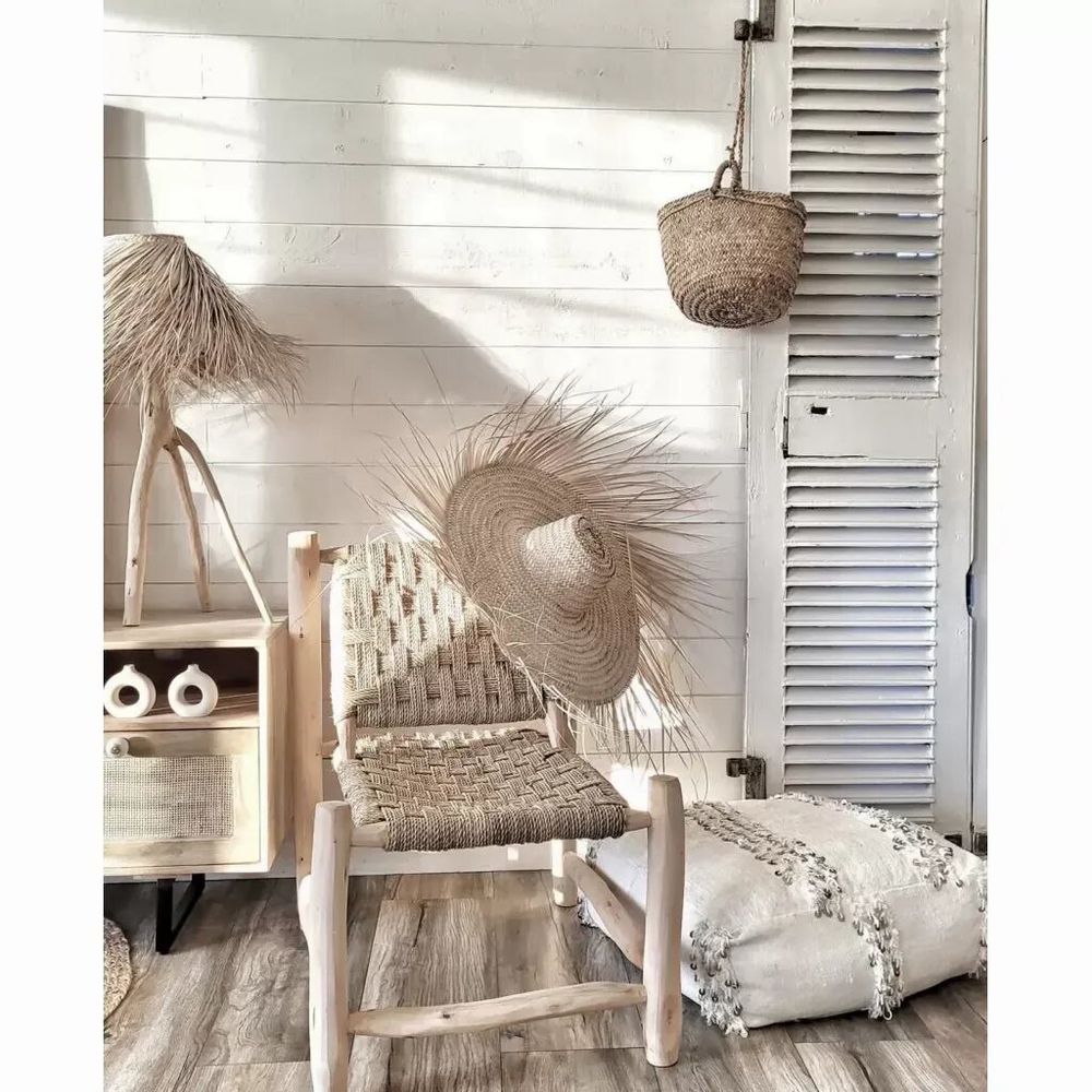 Armchairs - Woven armchair in rope and wood - LODJO - HYDILE