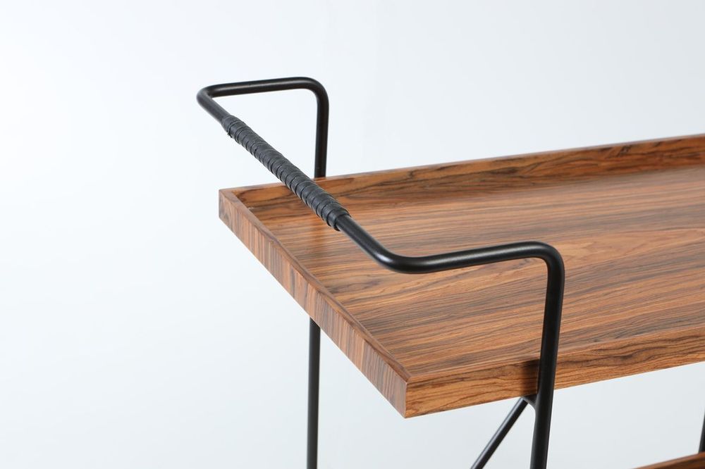 Chariots - "JORGE" CHARIOT BAR / BUFFET À BOISSONS - ALESSANDRA DELGADO DESIGN