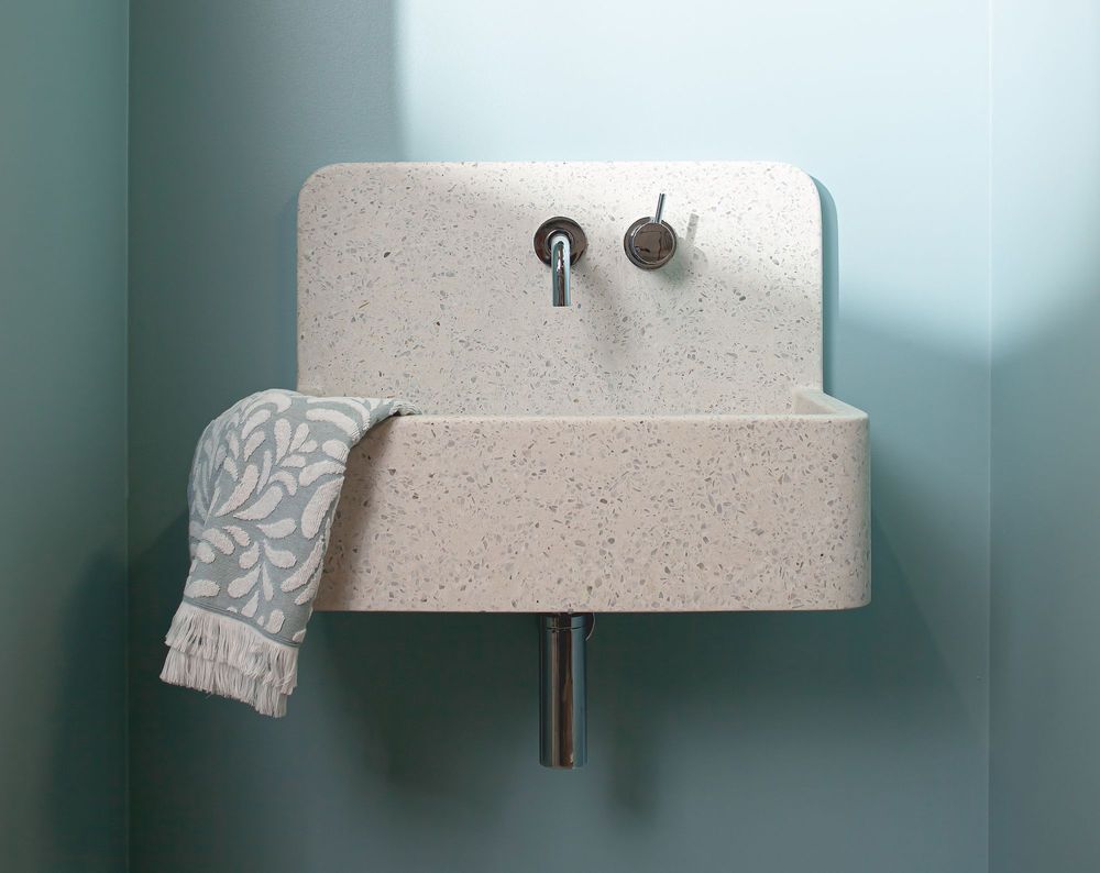 Lavabos - Bassin en béton Poiret | Évier | Finition terrazzo - SYNK