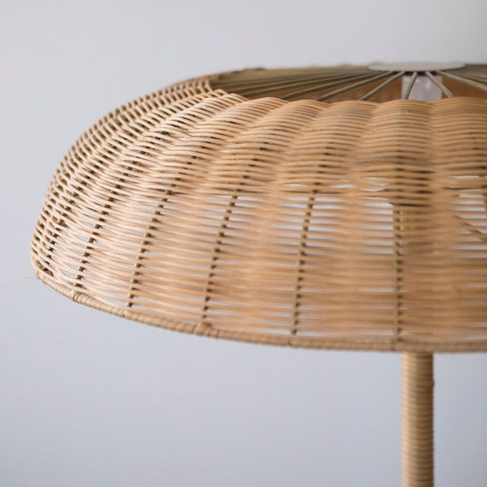 Lampadaires - Lampadaire en rotin BALZAC - MAHE HOMEWARE