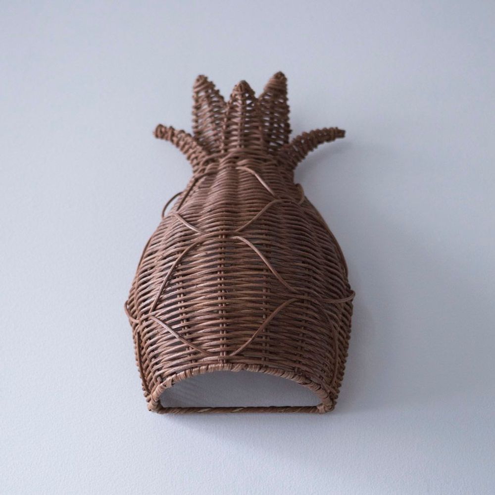 Wall lamps - Rattan Wall Lamp PINEAPPLE - MAHE HOMEWARE