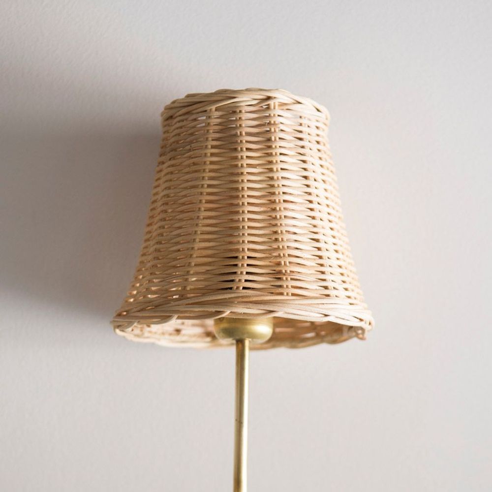 Appliques - Rattan Wall Lamp CECILE - MAHE HOMEWARE