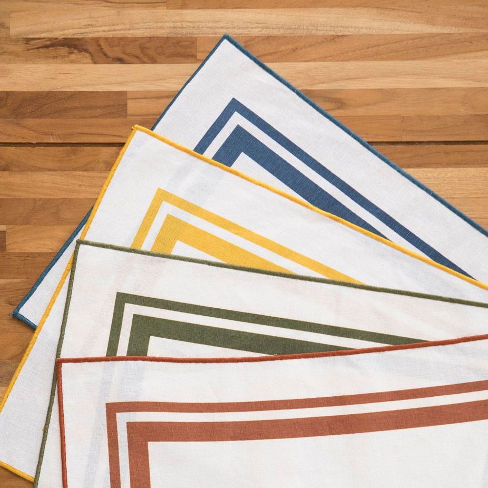 Placemats - SORRENTO stain free linen placemats - MAHE HOMEWARE