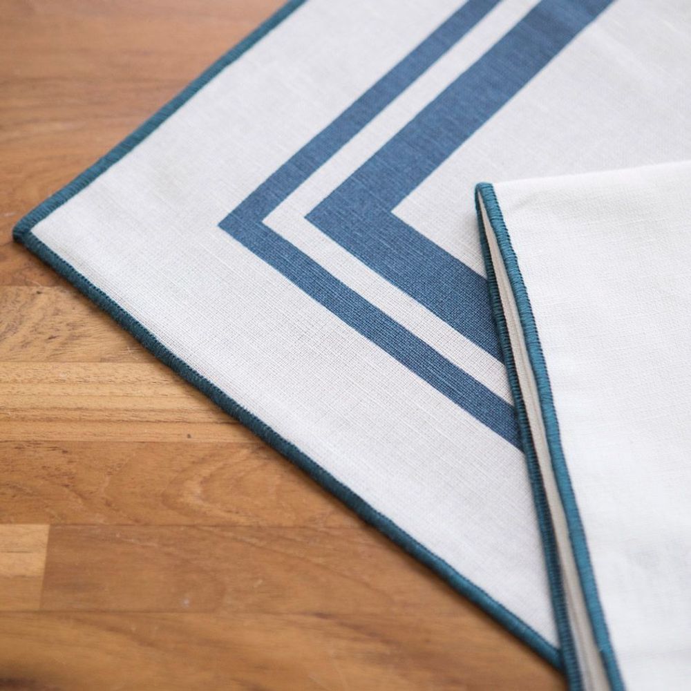 Placemats - SORRENTO stain free linen placemats - MAHE HOMEWARE