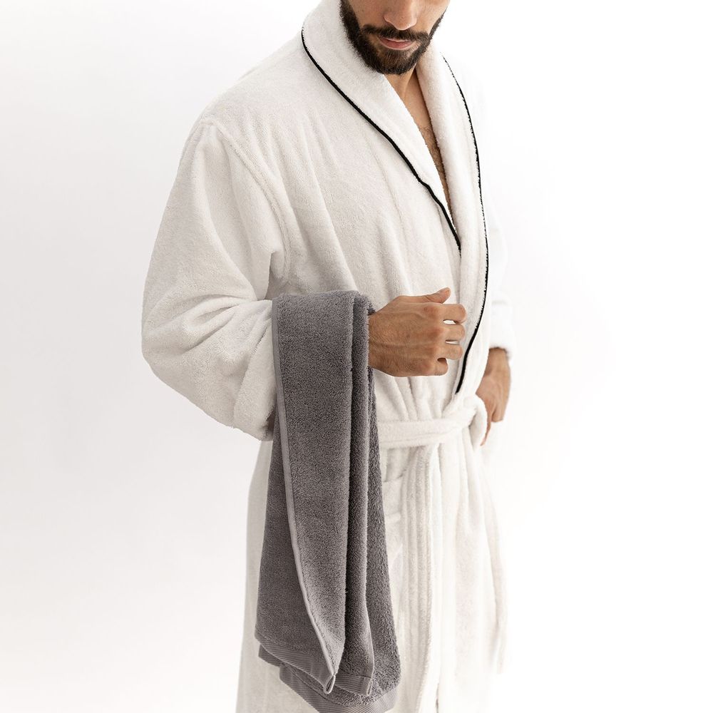 Peignoirs - Peignoir en coton égyptien - MORE COTTONS