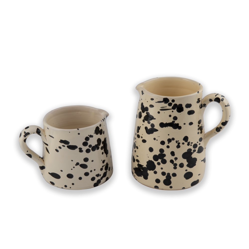 Design objects - Jug "Salentina" h. 11 cm - Splashed Line - LOLIVA FOOD MOOD