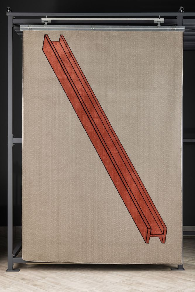 Design carpets - Rusty Beam Rug - SHISHKA PROJECT