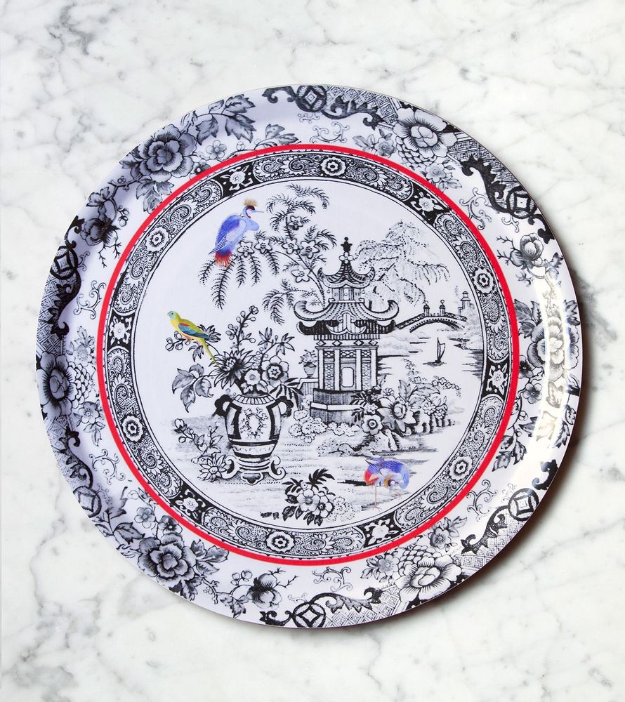 Accessoires de déco extérieure - Plateau rond Pagode - PARADISIO IMAGINARIUM